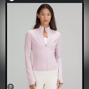 LULULEMON CROPPED PINK PEONEY DEFINE JACKET